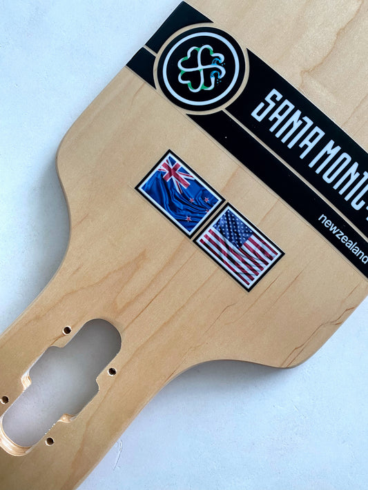 39" Drop-Through Double Kick Longboard Deck