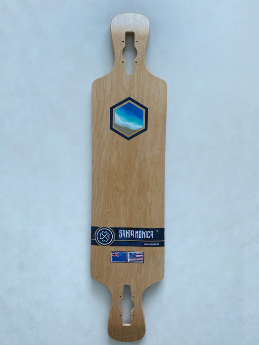 42" Drop-Through Double Kick Longboard Deck