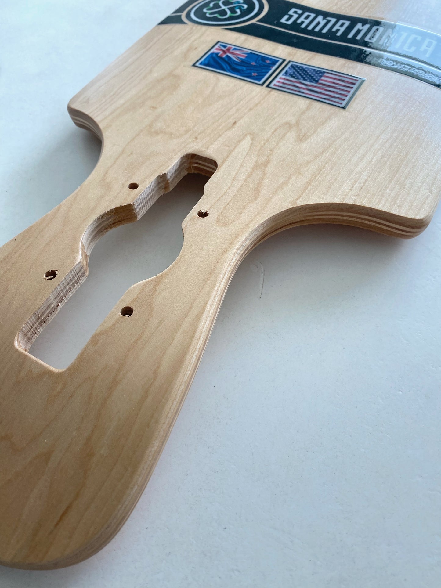 42" Drop-Through Double Kick Longboard Deck